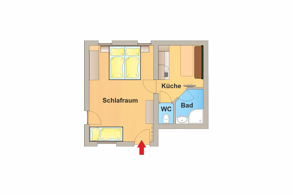 Grundriss Apartment 03