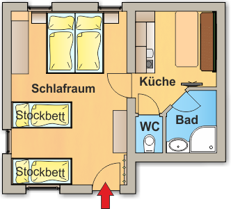 Skizze Apartment 3