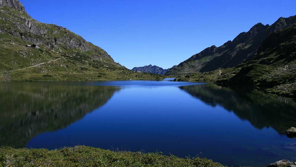 Unterer Giglachsee mit Ignaz-Mattis-Hütte