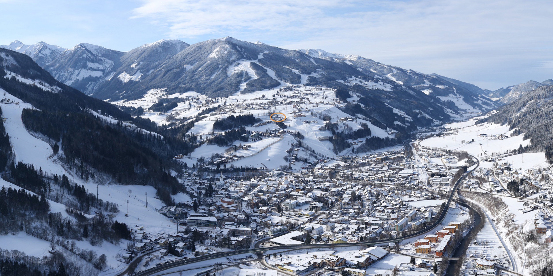 Haus Alpenperle mit Skipisten